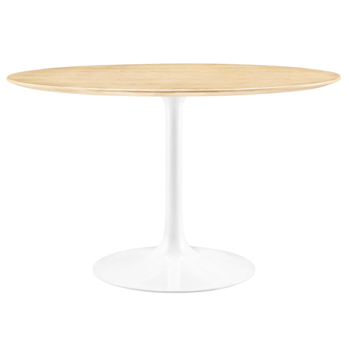 EEI-5174-WHI-NAT 47 in. Lippa Dining Table, White & Natural -  Modway Furniture