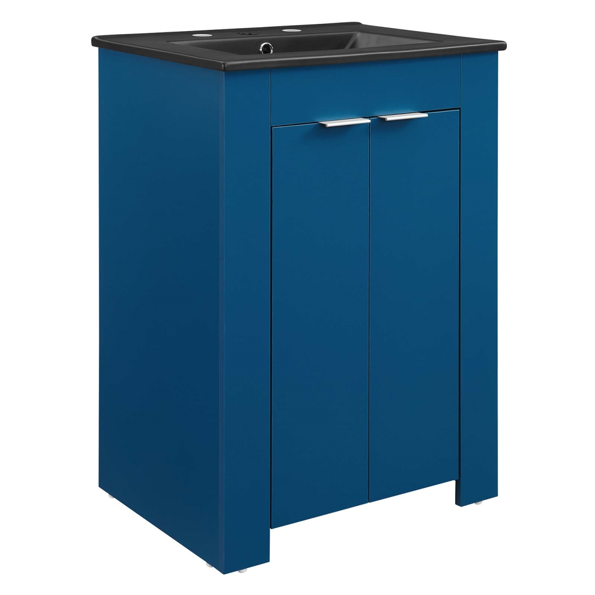 EEI-5366-NAV-BLK 24 in. Maybelle Bathroom Vanity, Navy & Black