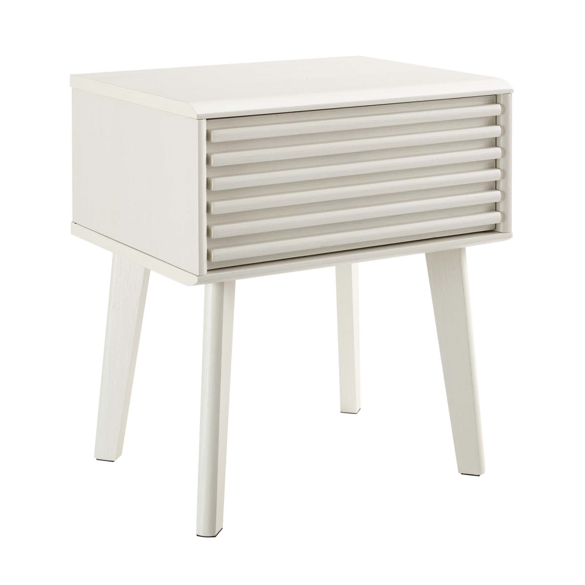 EEI-3345-WHI Render End Table, White