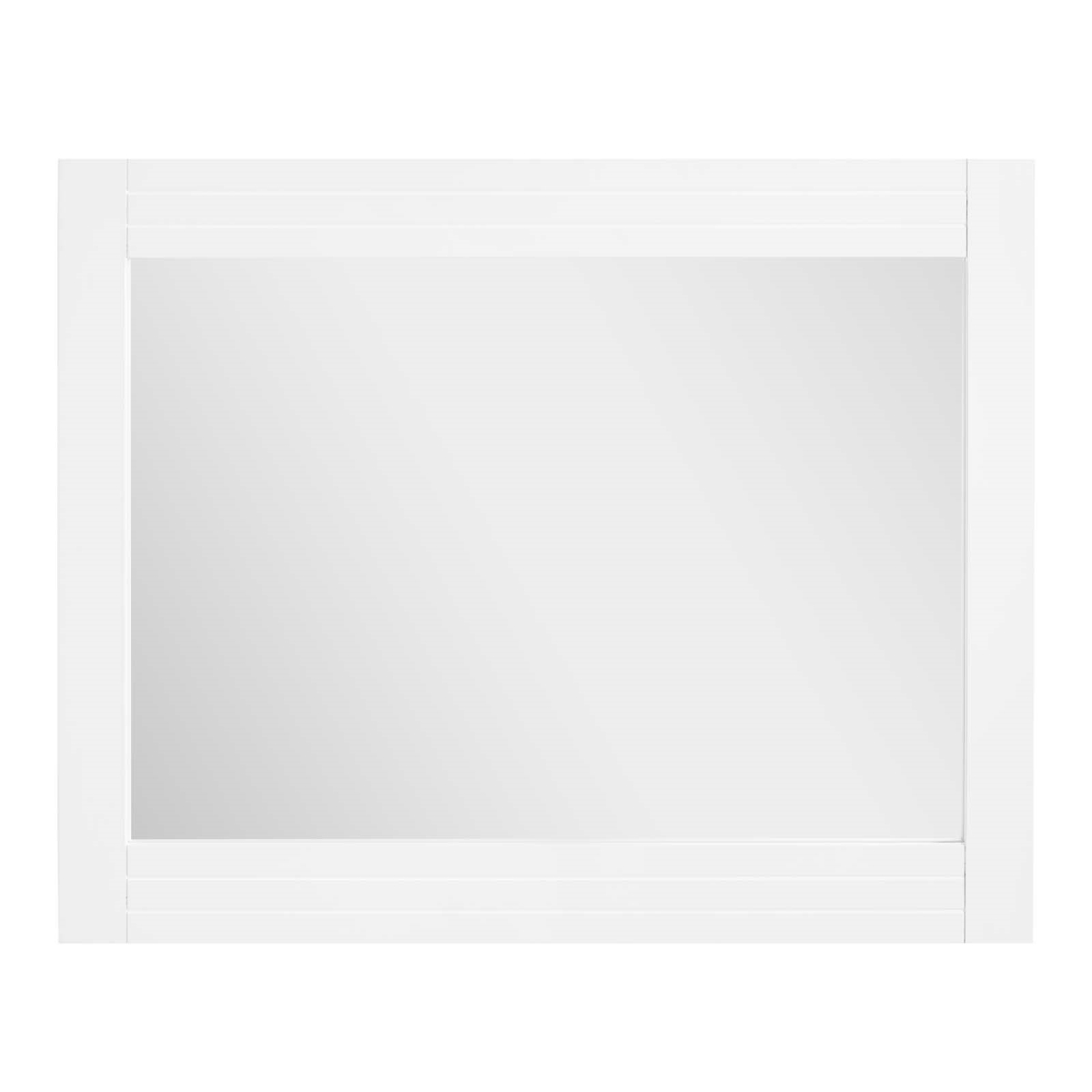 MOD-6674-WHI Dakota Mirror, White - 1 x 31.5 x 39.5 in.