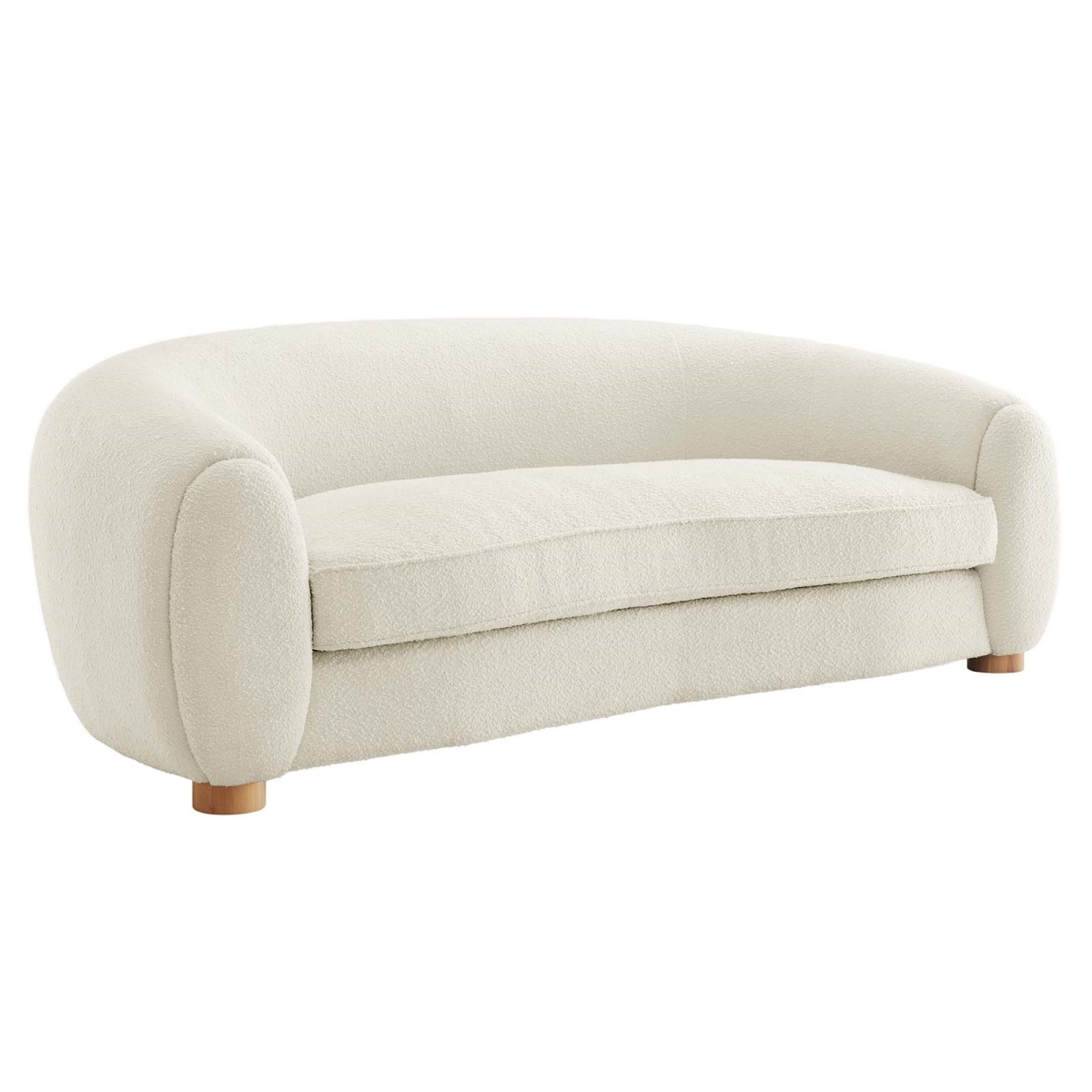 EEI-6024-IVO Abundant Boucle Upholstered Fabric Sofa, Ivory -  Modway