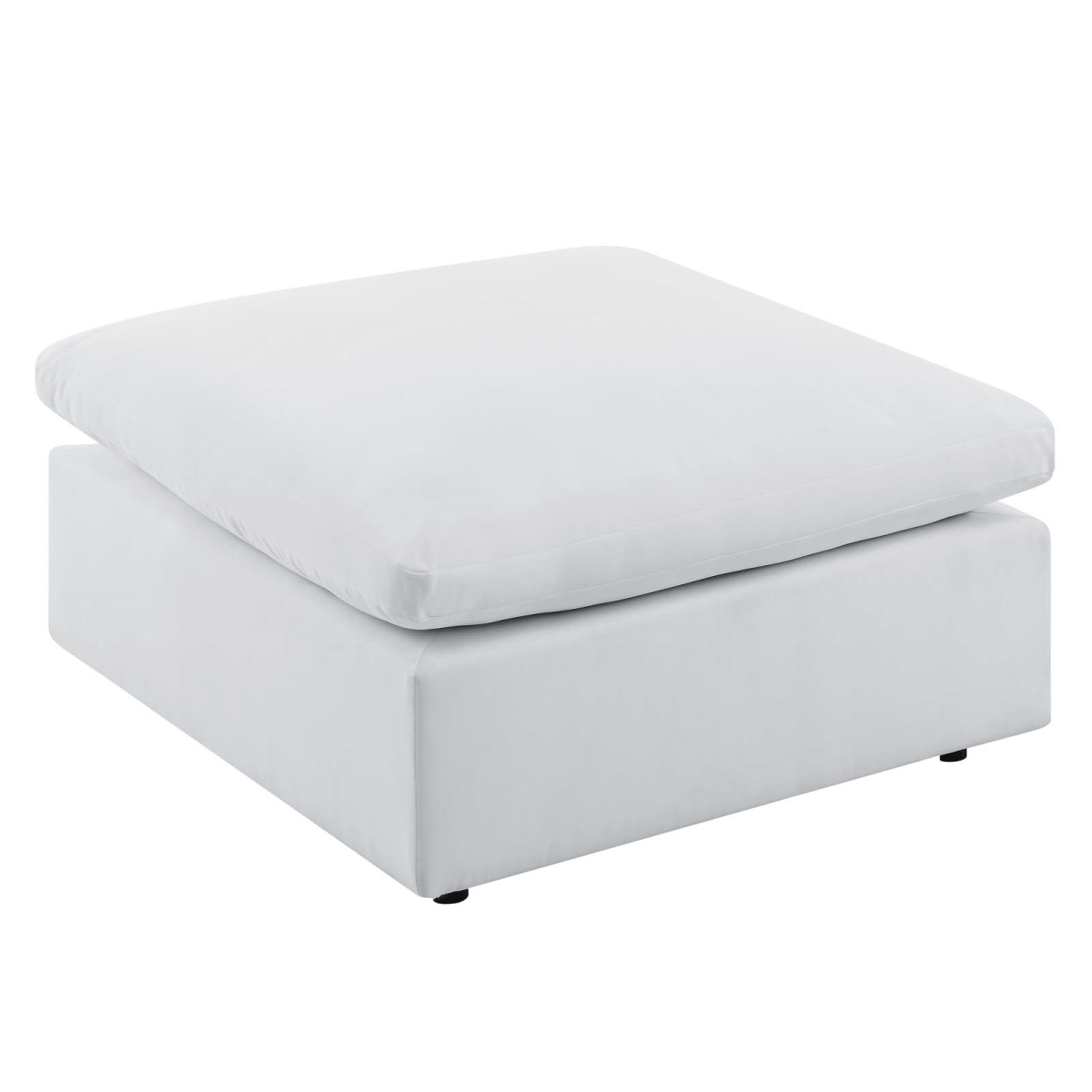 EEI-4906-WHI 20.5 x 37 x 37 in. Commix Sunbrella Outdoor Patio Ottoman, White -  Modway Furniture