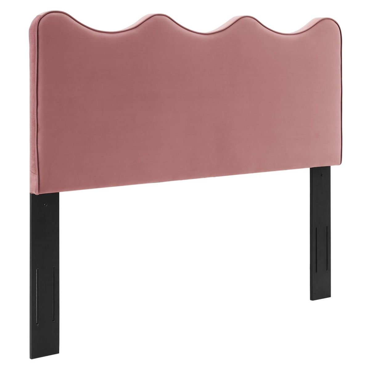 Picture of Modway Furniture MOD-6520-DUS 26 x 61.5 x 2.5 in. Athena Performance Velvet Full & Queen Size Headboard&#44; Dusty Rose