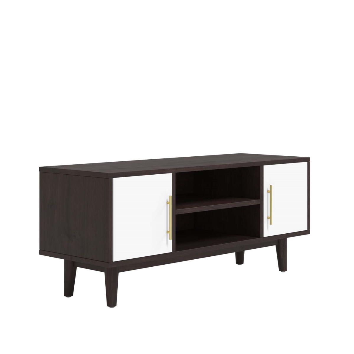 Picture of Modway Furniture EEI-4309-CAP-WHI 43 in. Daxton TV Stand&#44; Cappuccino & White