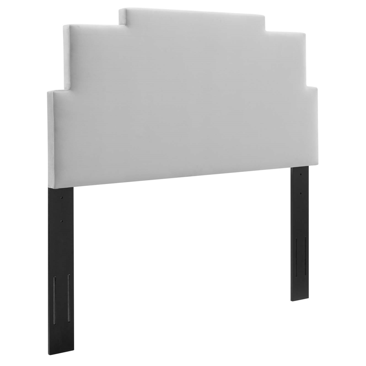 Picture of Modway Furniture MOD-6357-LGR 30.5 x 39 x 3 in. Kasia Performance Velvet King & California King Size Headboard&#44; Light Gray