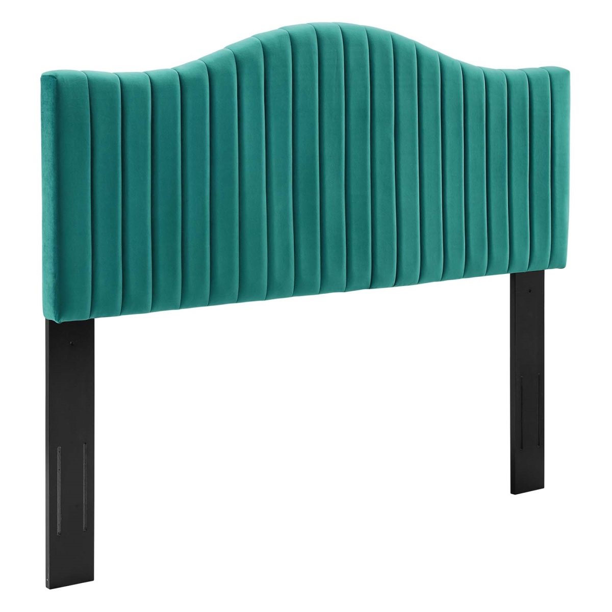 Picture of Modway Furniture MOD-6560-TEA Brielle Channel Tufted Performance Velvet King & California King Size Headboard&#44; Teal - 26 x 78.5 x 3 in.