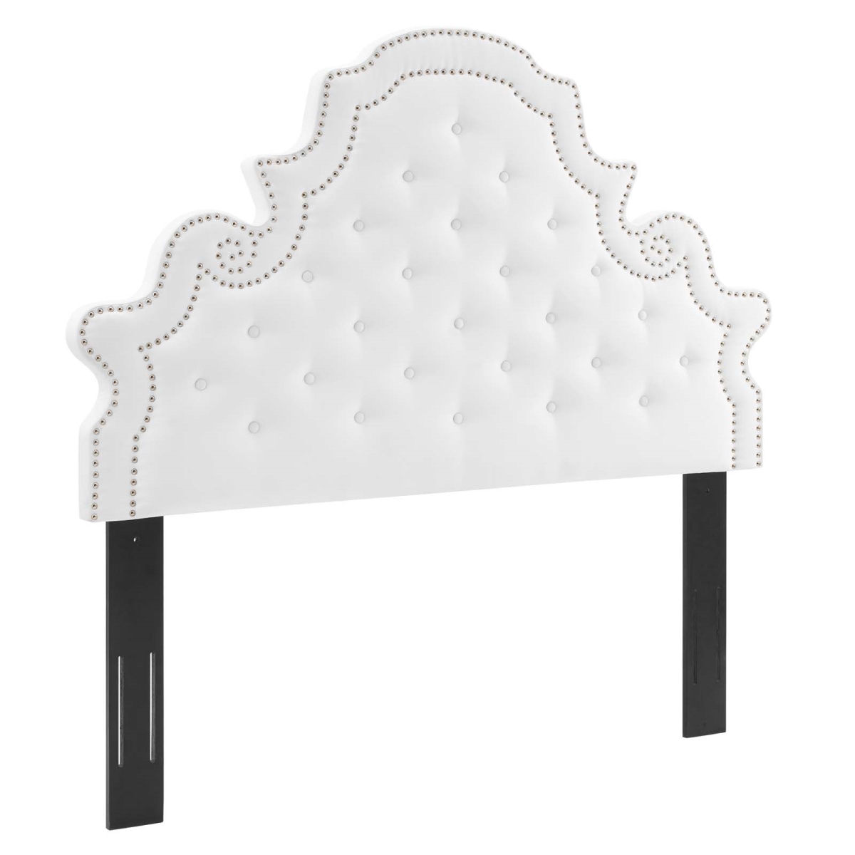 Picture of Modway MOD-6416-WHI Diana Tufted Performance Velvet Headboard&#44; White - Twin Size