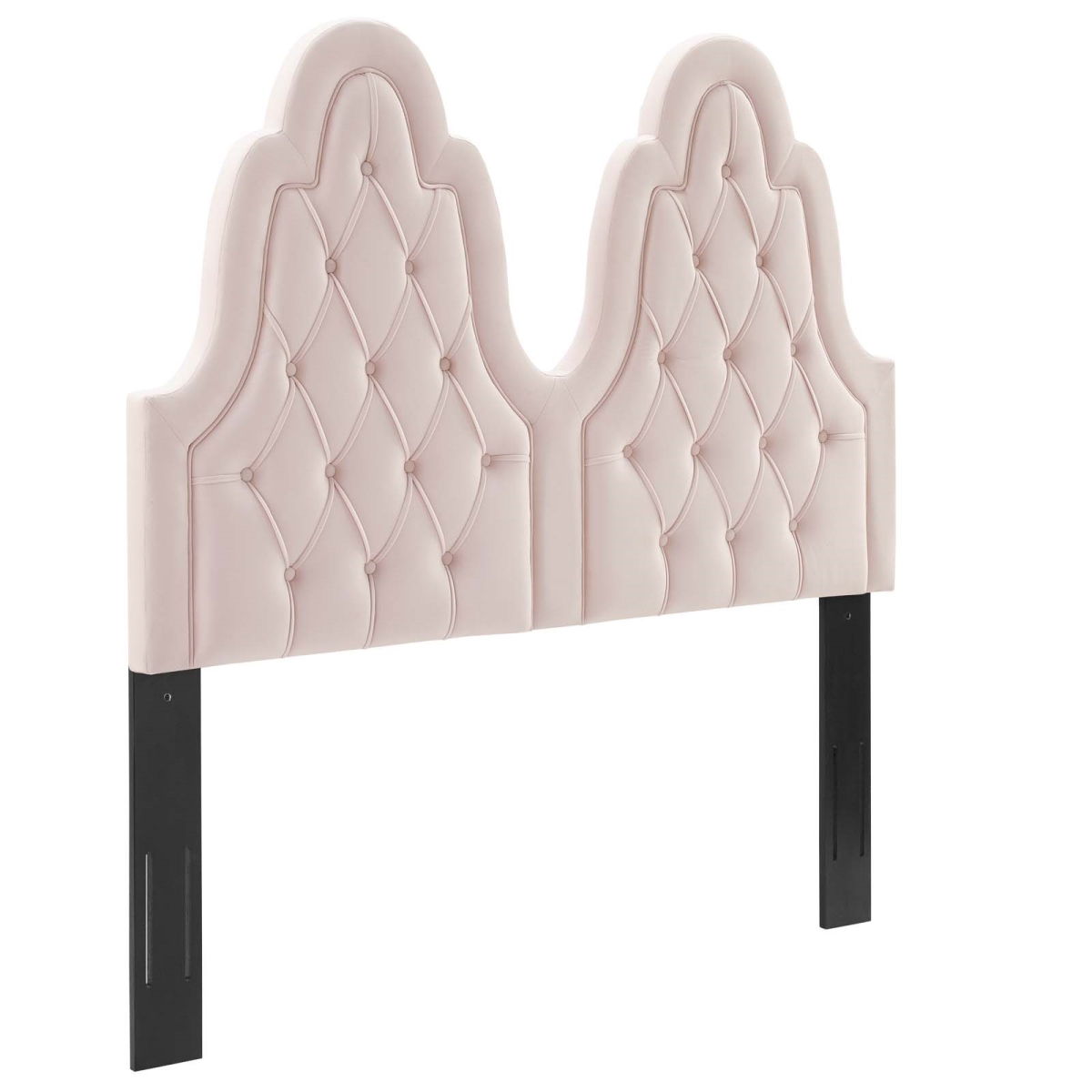 Picture of Modway Furniture MOD-6415-PNK Augustine Tufted Performance Velvet King & California King Size Headboard&#44; Pink - 37.5 x 78.5 x 3 in.