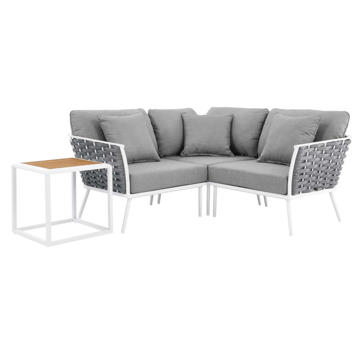 Modway Furniture EEI-5755-WHI-GRY