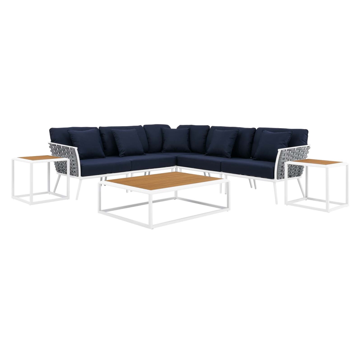 Modway Furniture EEI-5757-WHI-NAV