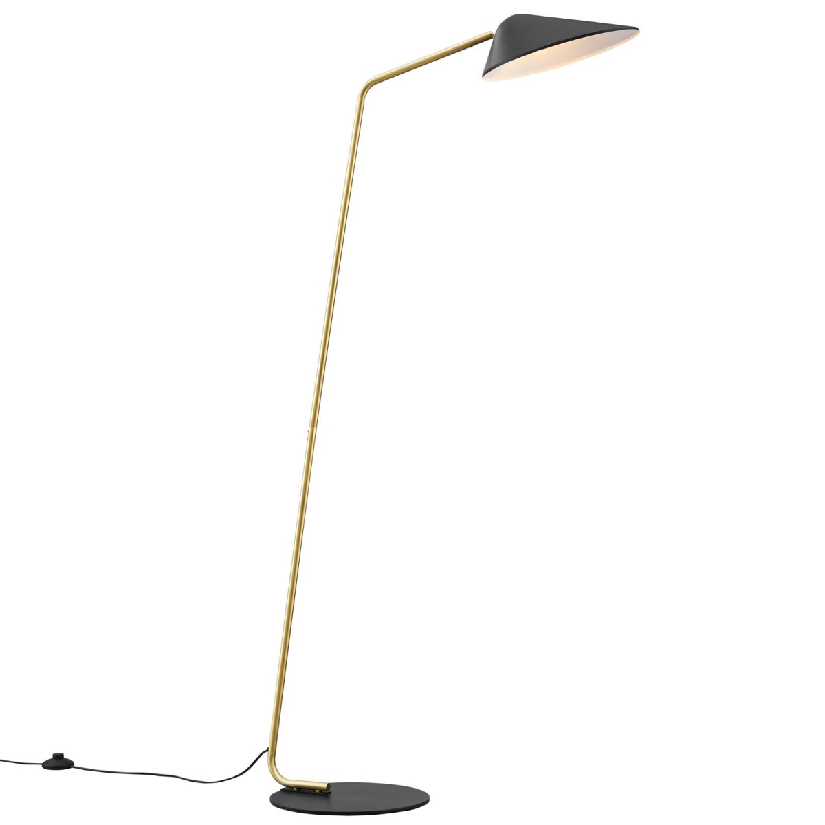 EEI-5298-BLK Journey Standing Floor Lamp, Black