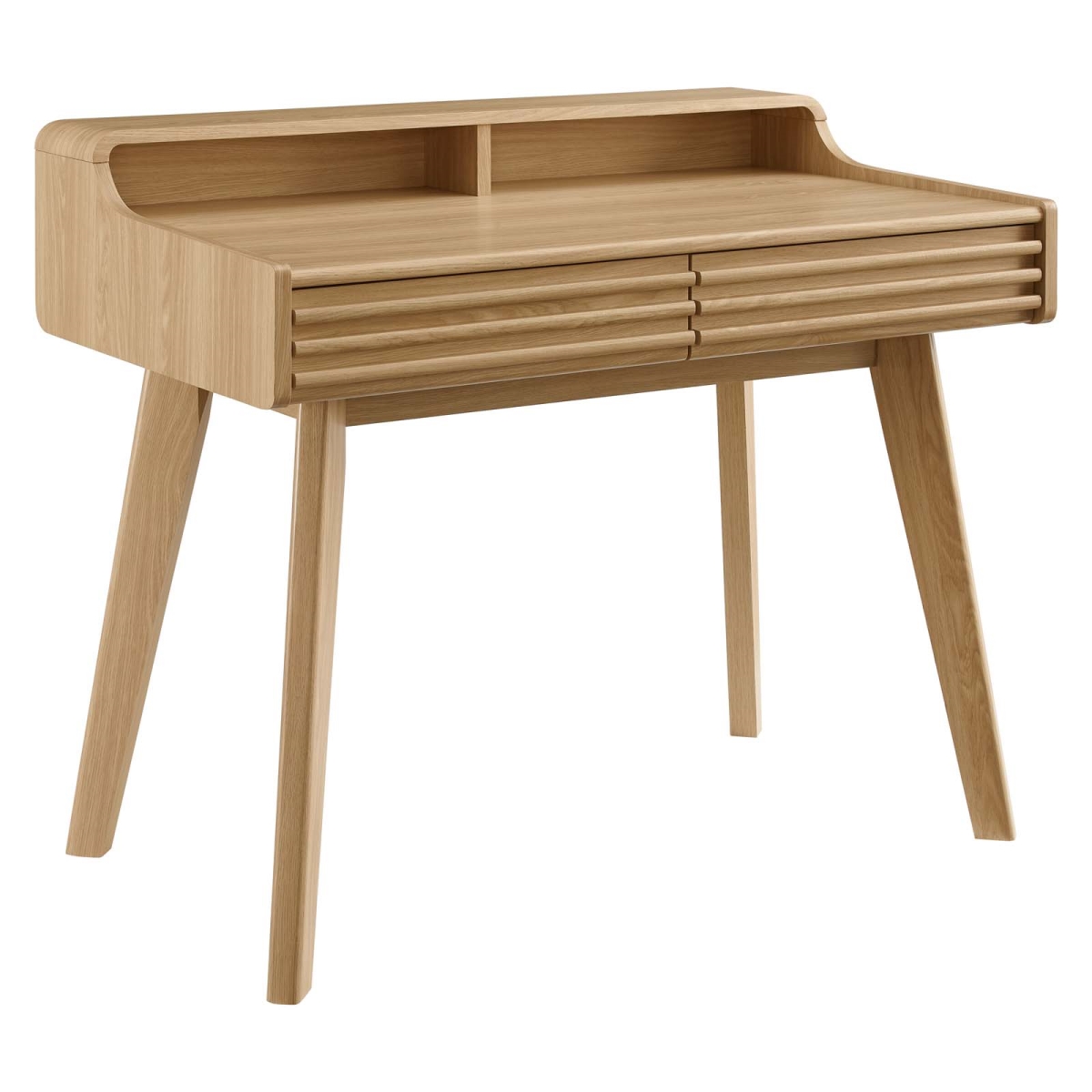 EEI-3342-OAK 39.5 in. Render Writing Desk, Oak