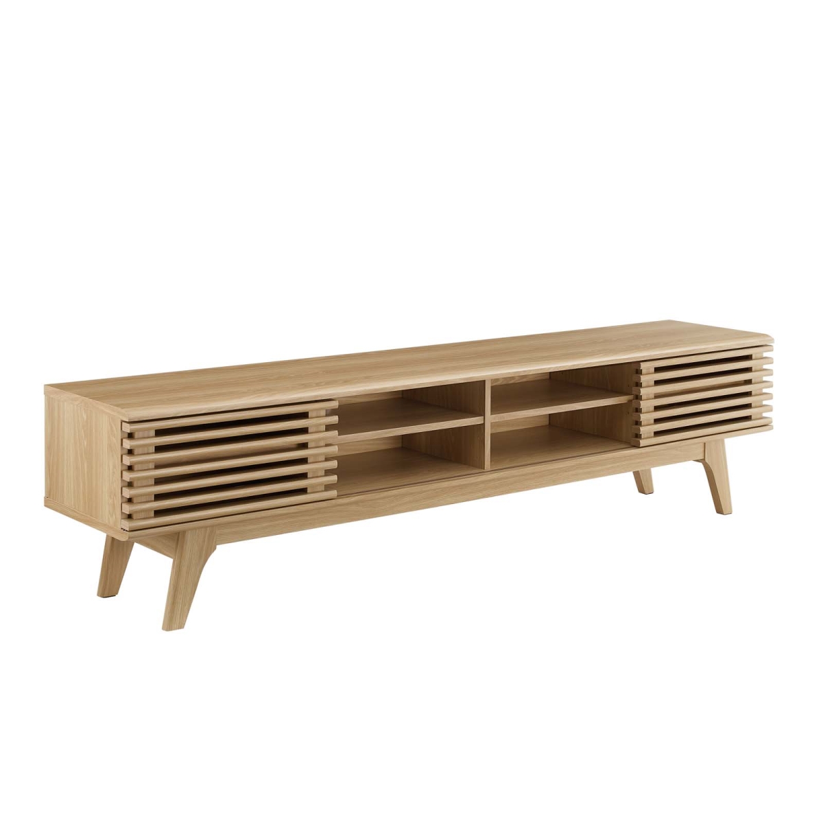 70 in. Render Entertainment Center TV Stand, Oak