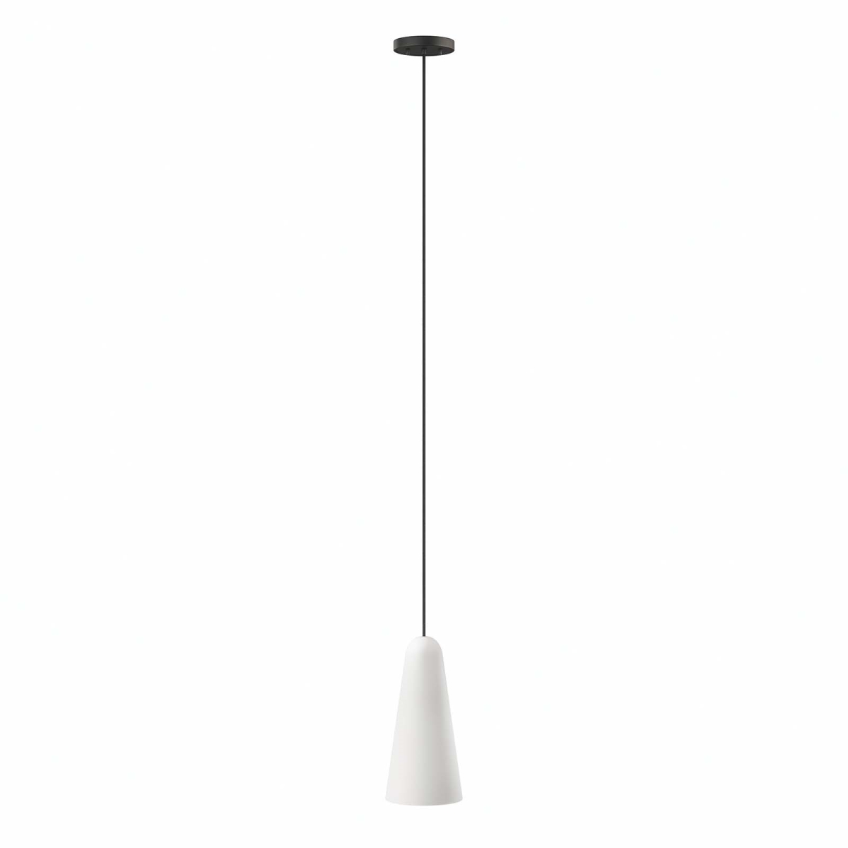 EEI-5644-OPA-BLK 72 x 5 x 5 in. Beacon 1-Light Pendant Light, Opal & Black