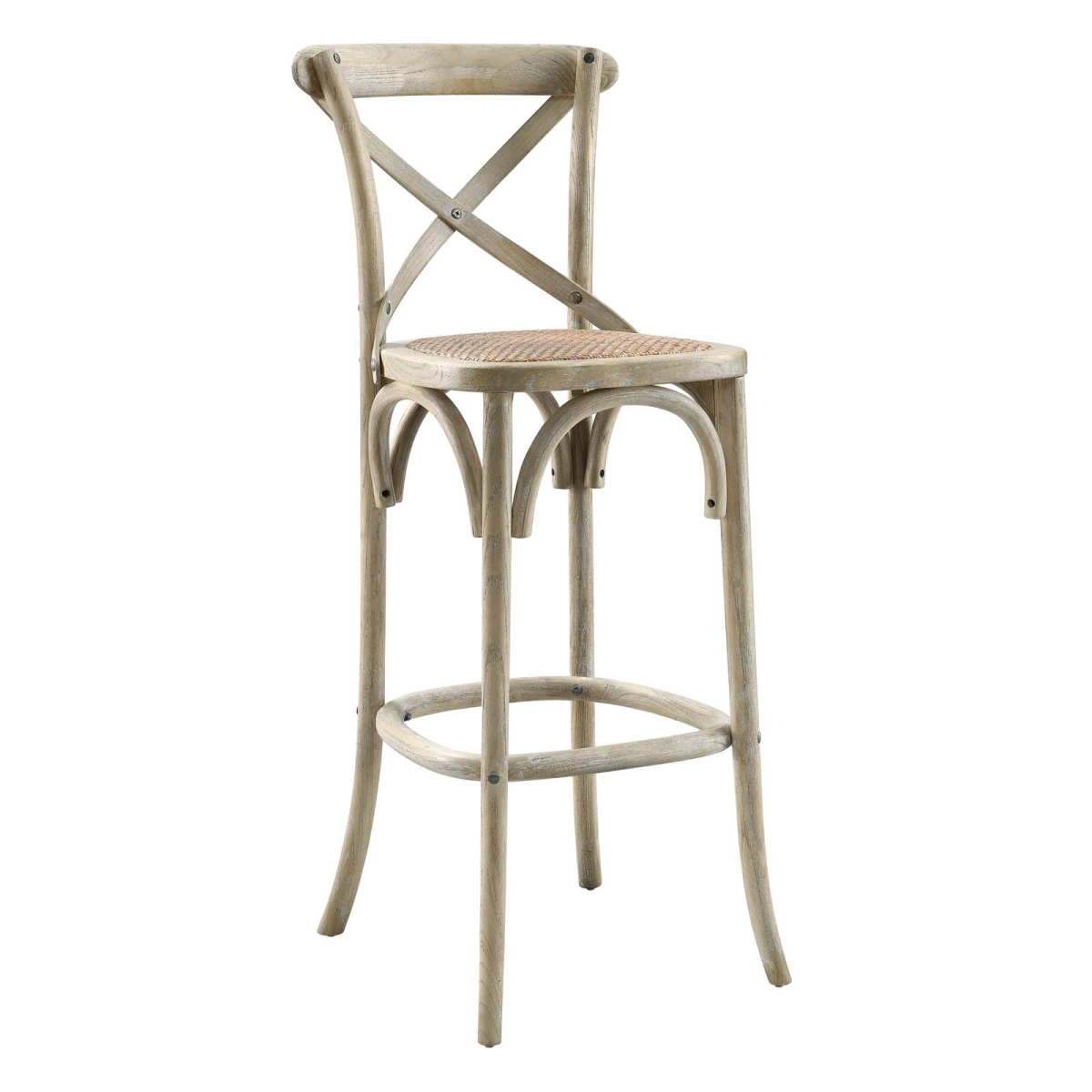 EEI-5668-GRY 43.5 19 in. Gear Bar Stool, Gray