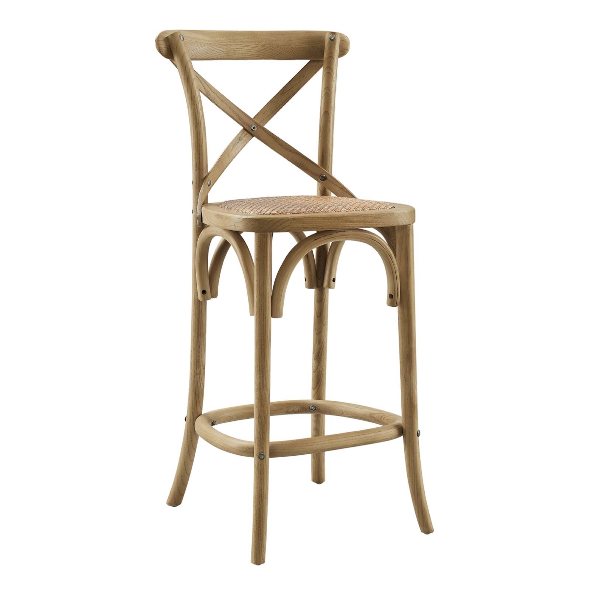 EEI-5667-NAT 39.5 in. Gear Counter Stool, Natural