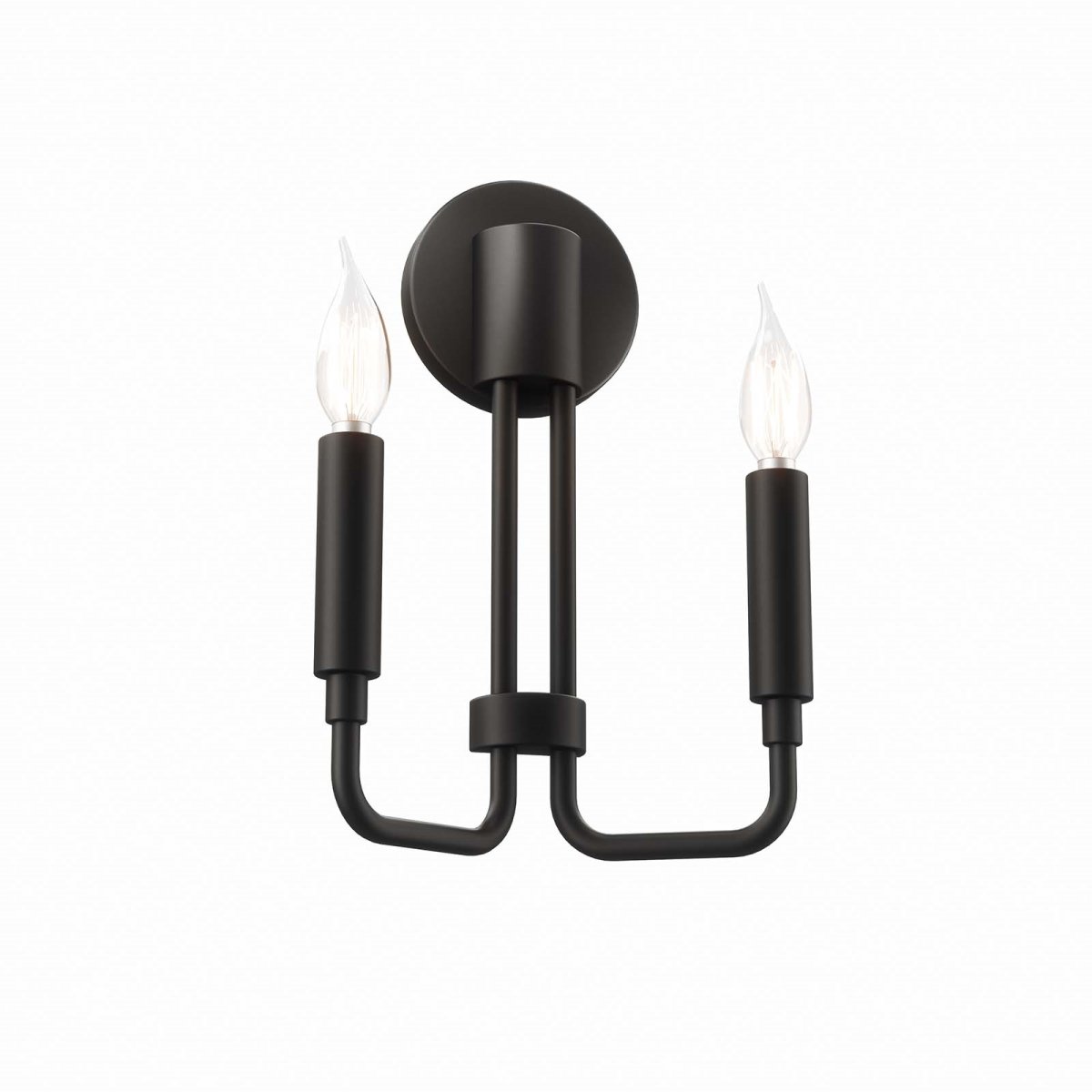 Picture of Modway Furniture EEI-5638-BLK 12.5 x 9 x 3.5 in. Rekindle 2-Light Wall Sconce, Black