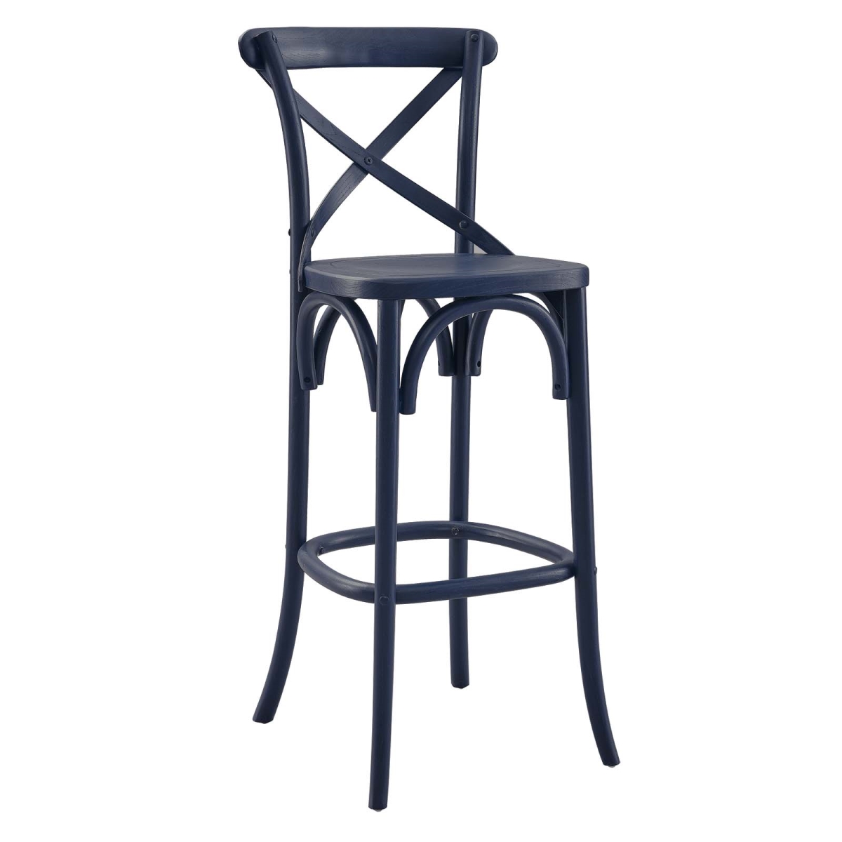 EEI-5563-MID Gear Bar Stool, Midnight Blue