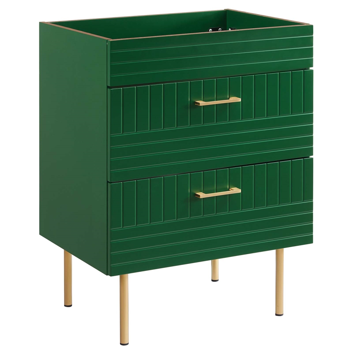 EEI-5106-GRN 24 in. Daybreak Bathroom Vanity Cabinet without Sink Basin, Green
