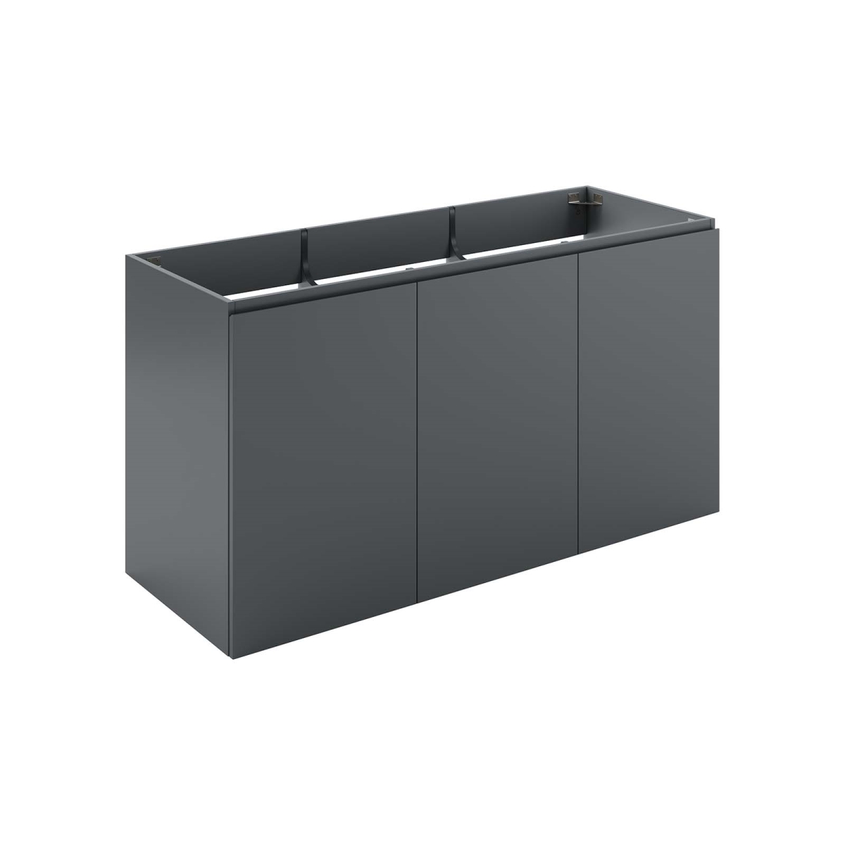 EEI-5560-GRY 48 in. Vitality Wall-Mount Bathroom Vanity, Gray