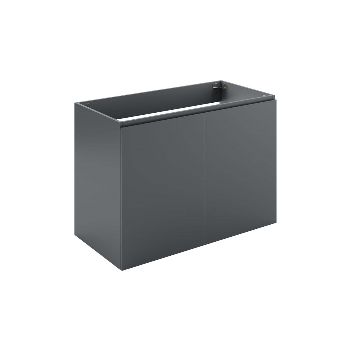 EEI-5559-GRY 36 in. Vitality Wall-Mount Bathroom Vanity, Gray -  Modway Furniture