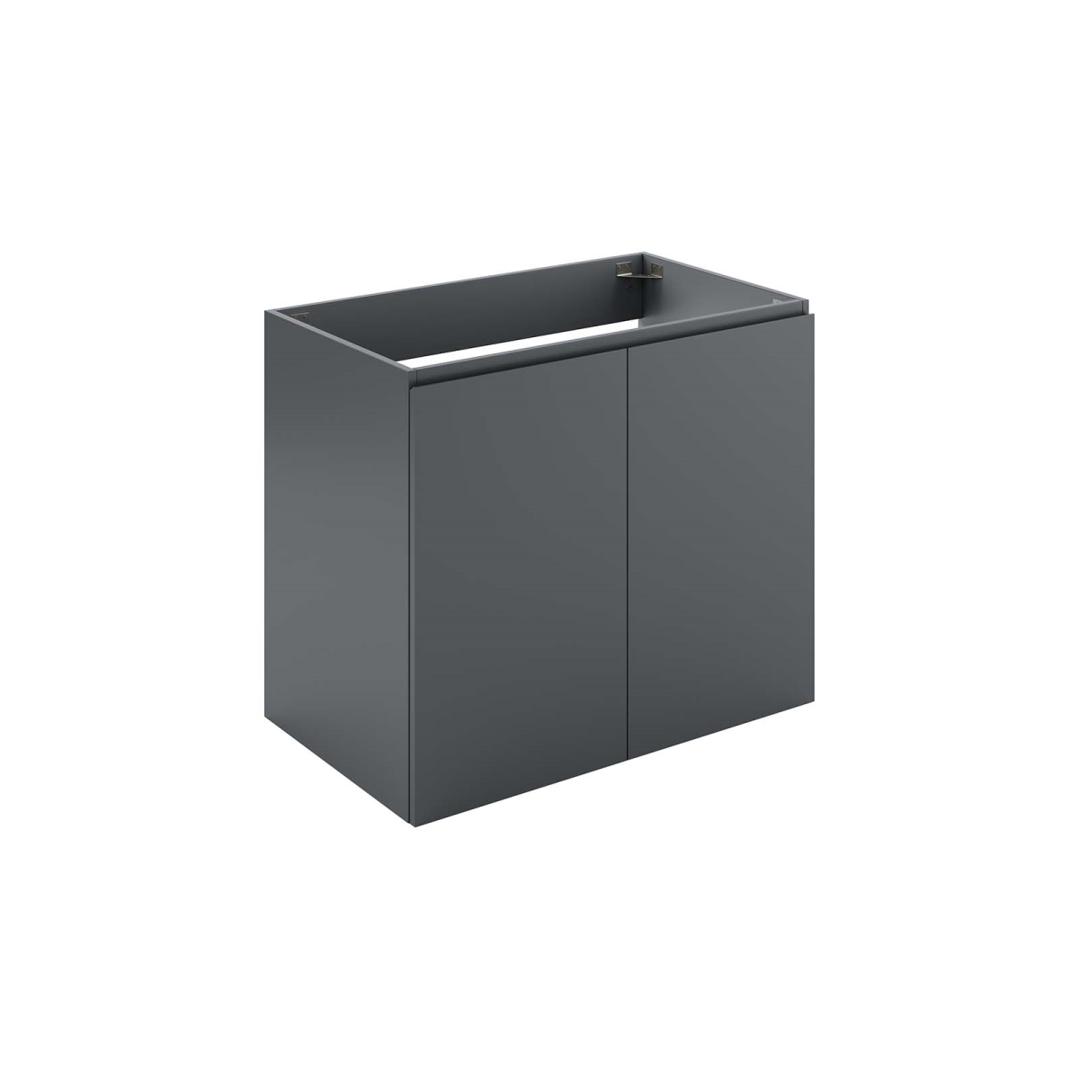 EEI-5558-GRY 30 in. Vitality Wall-Mount Bathroom Vanity, Gray -  Modway Furniture