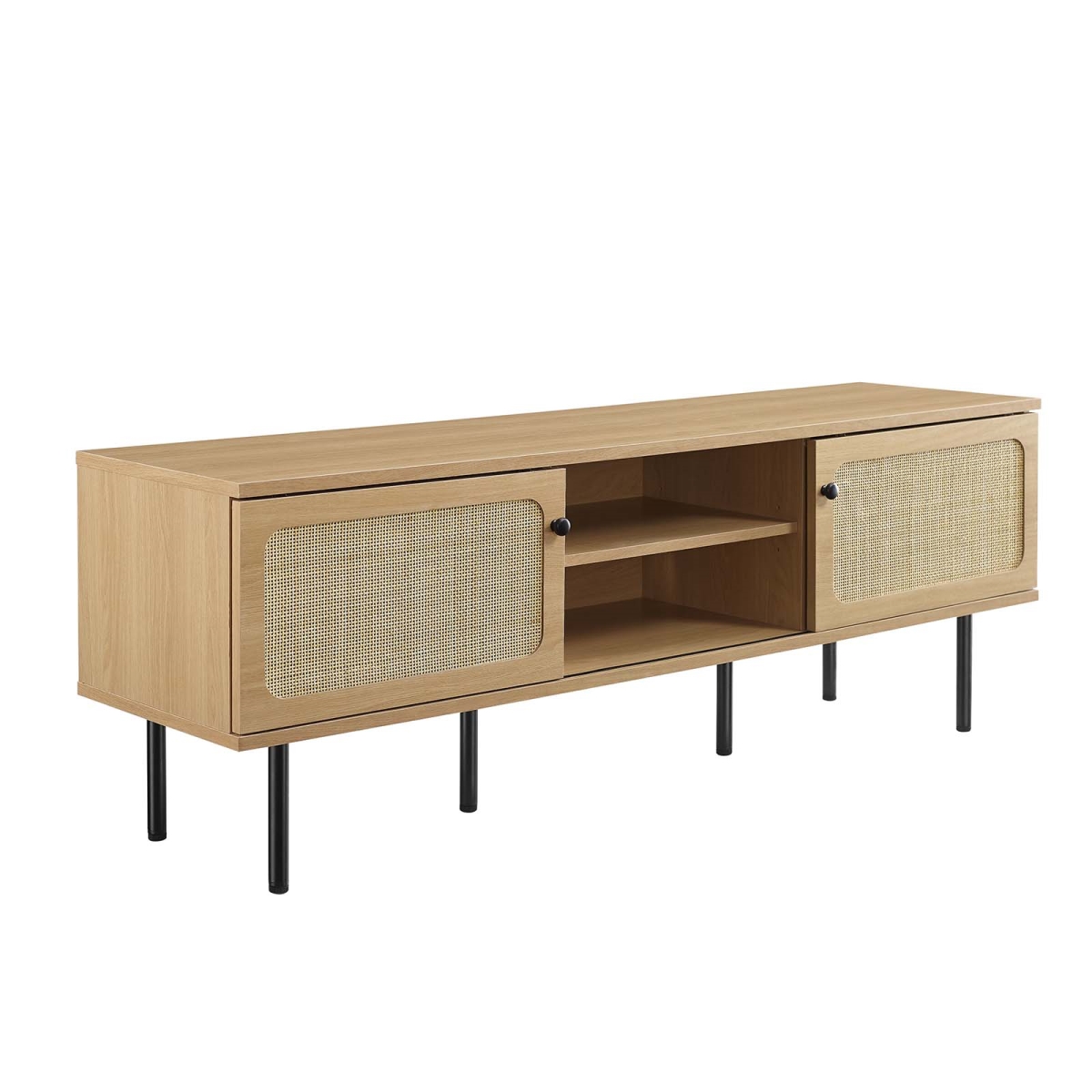 EEI-6045-OAK 60 in. Cambria TV Stand, Oak