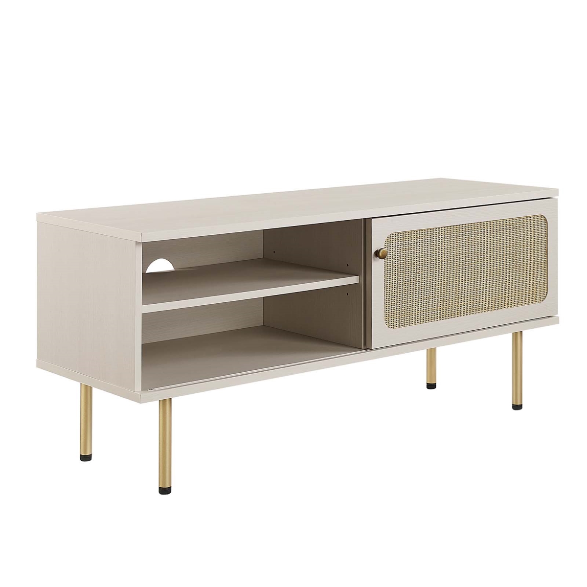 EEI-6044-WHI 47 in. Cambria TV Stand, White