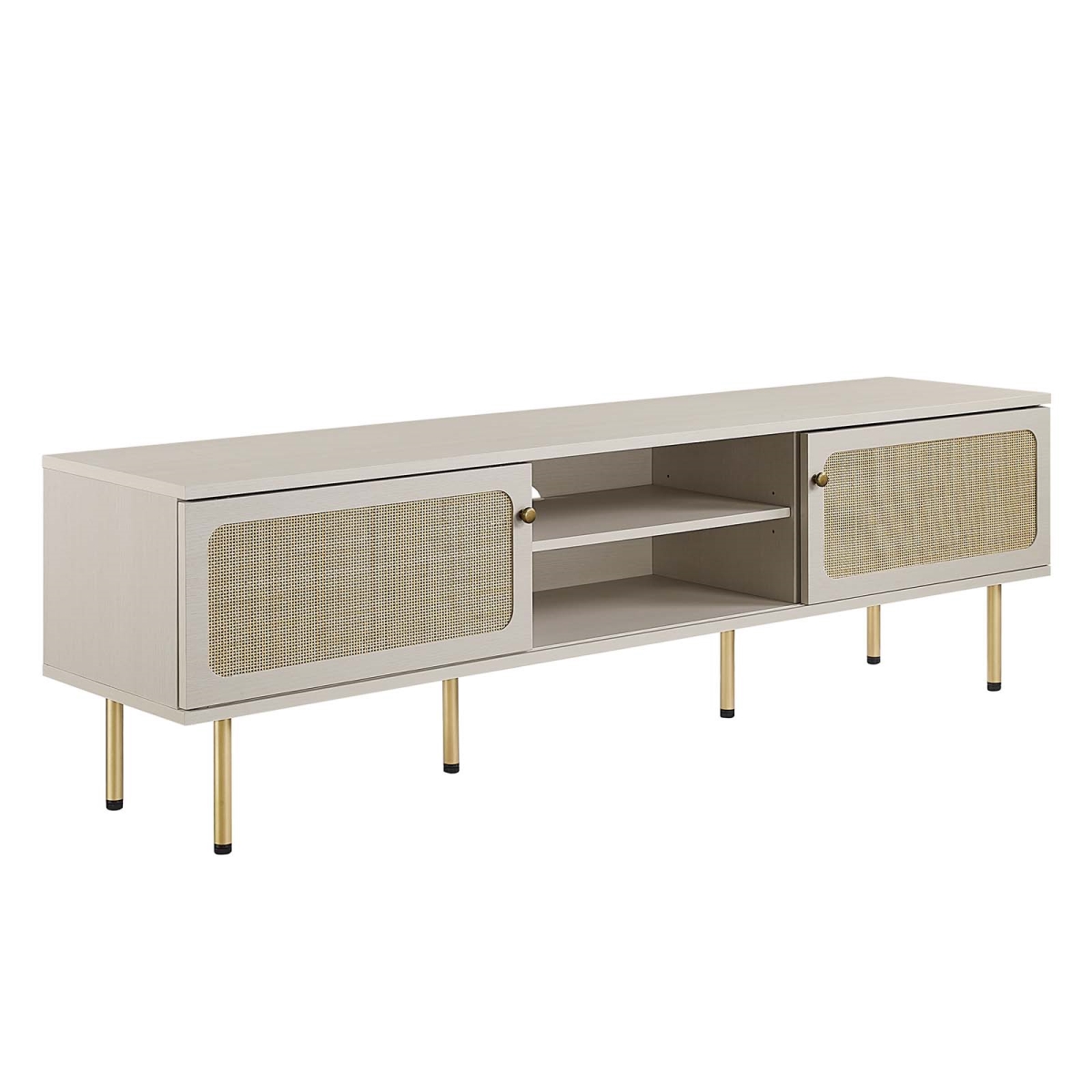 EEI-6046-WHI 70 in. Cambria TV Stand, White