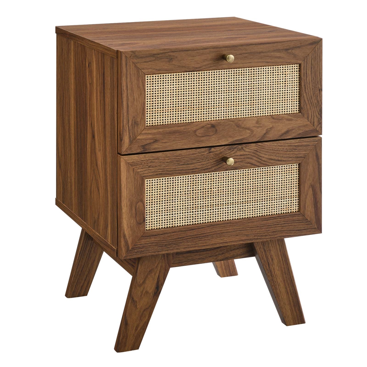 MOD-7050-WAL 29.5 x 15.5 x 15.5 in. Soma 2-Drawer Nightstand, Walnut