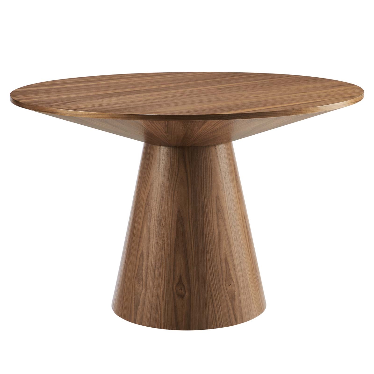 EEI-6102-WAL 47 in. Provision Round Dining Table, Walnut