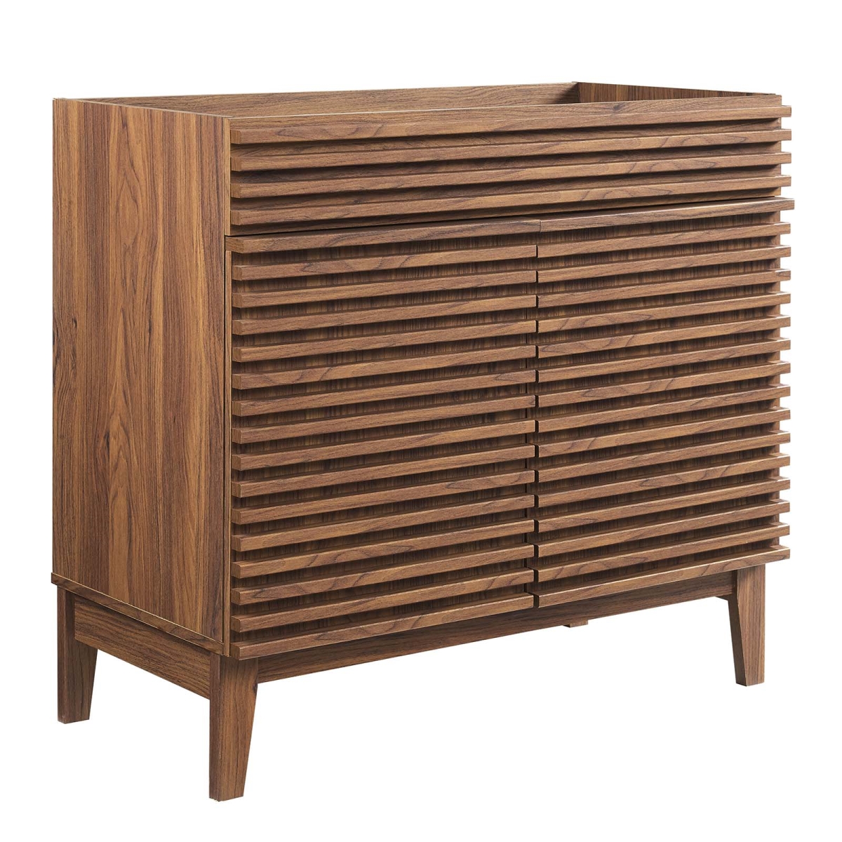EEI-4340-WAL 36 in. Render Bathroom Vanity Cabinet, Walnut