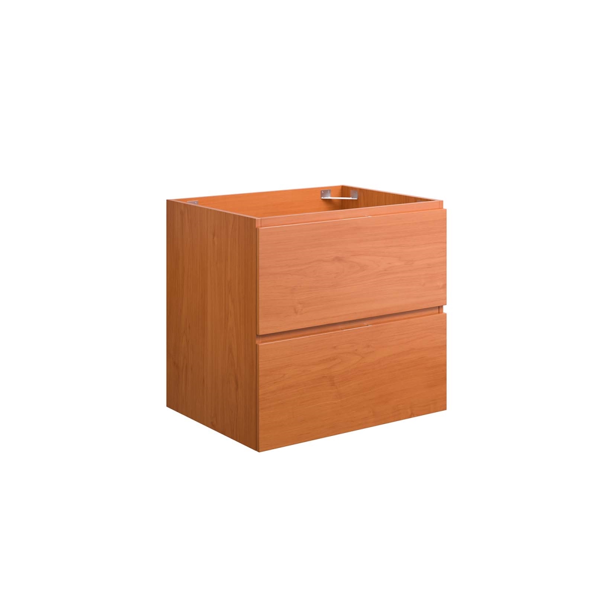 EEI-5879-CHE 24 in. Scenic Wall-Mount Bathroom Vanity Cabinet, Cherry Walnut