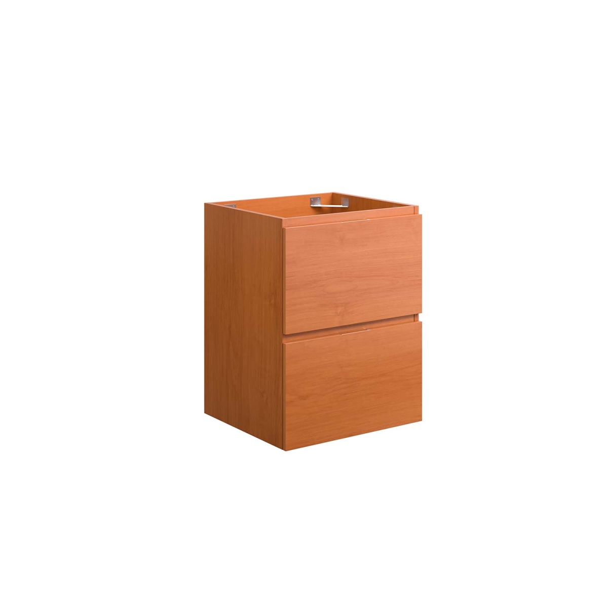 EEI-5878-CHE 18 in. Scenic Wall-Mount Bathroom Vanity Cabinet, Cherry Walnut
