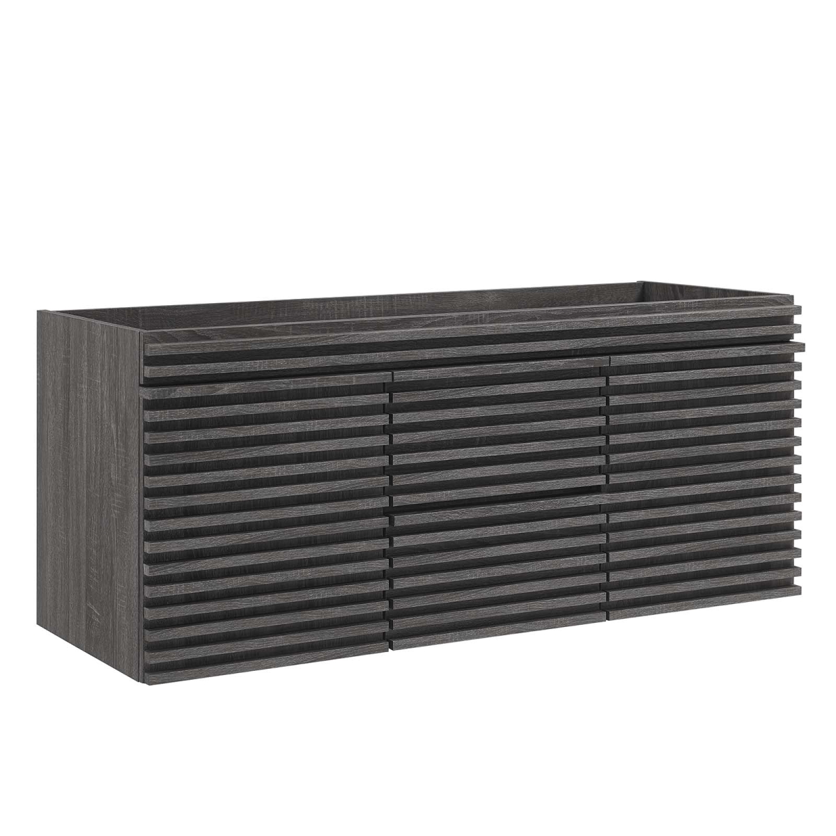 EEI-5867-CHA 48 in. Render Wall-Mount Bathroom Vanity Cabinet, Charcoal - 20 x 18 x 47 in.