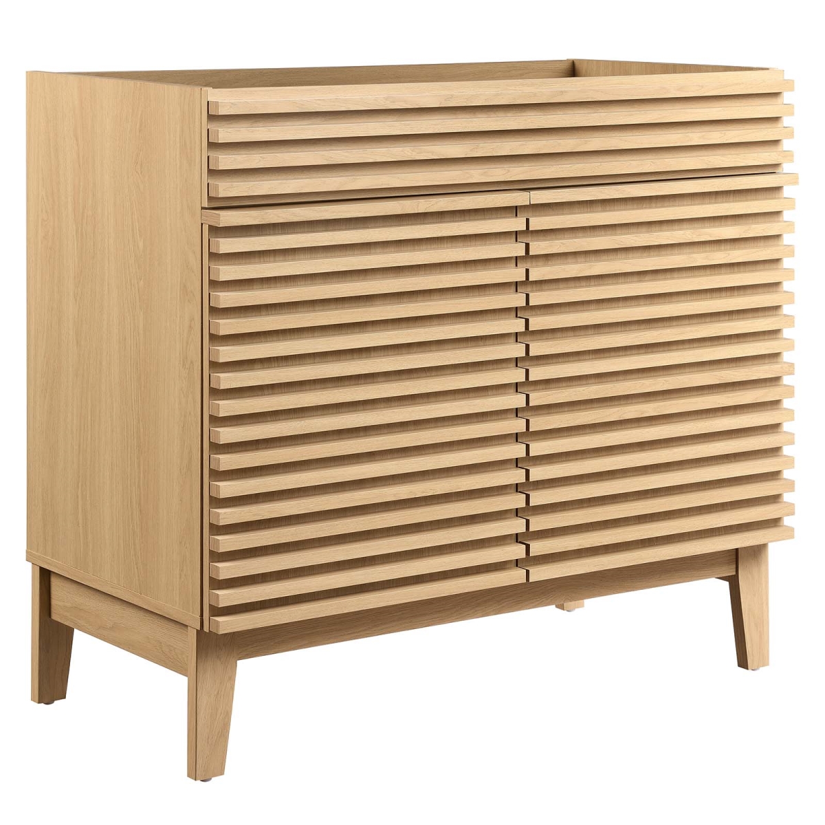 EEI-4340-OAK 36 in. Render Bathroom Vanity Cabinet, Oak