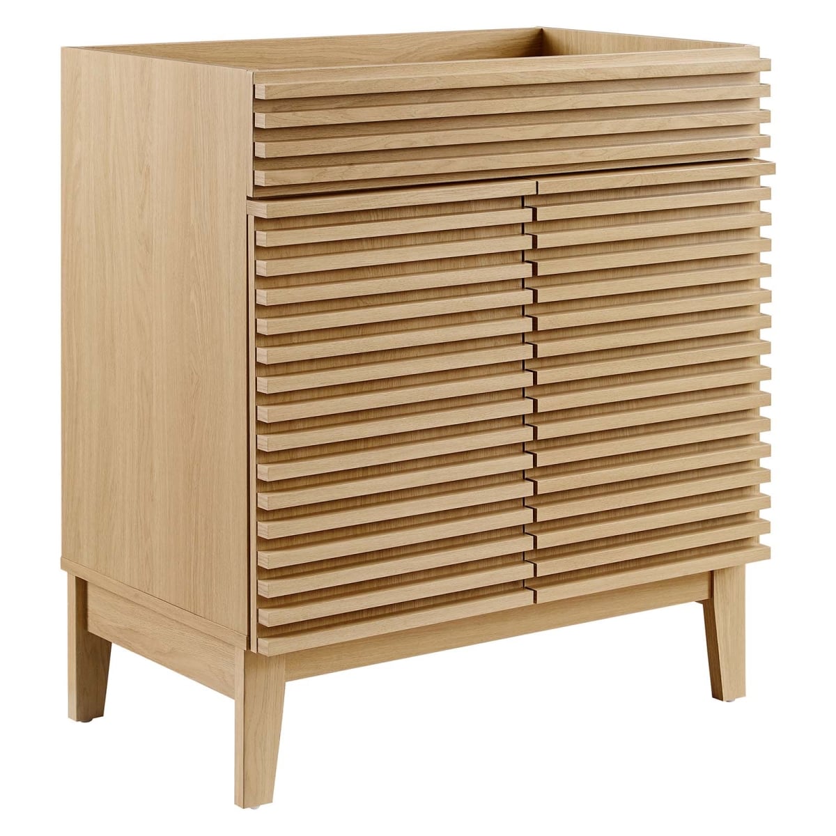 EEI-4851-OAK 30 in. Render Bathroom Vanity Cabinet, Oak