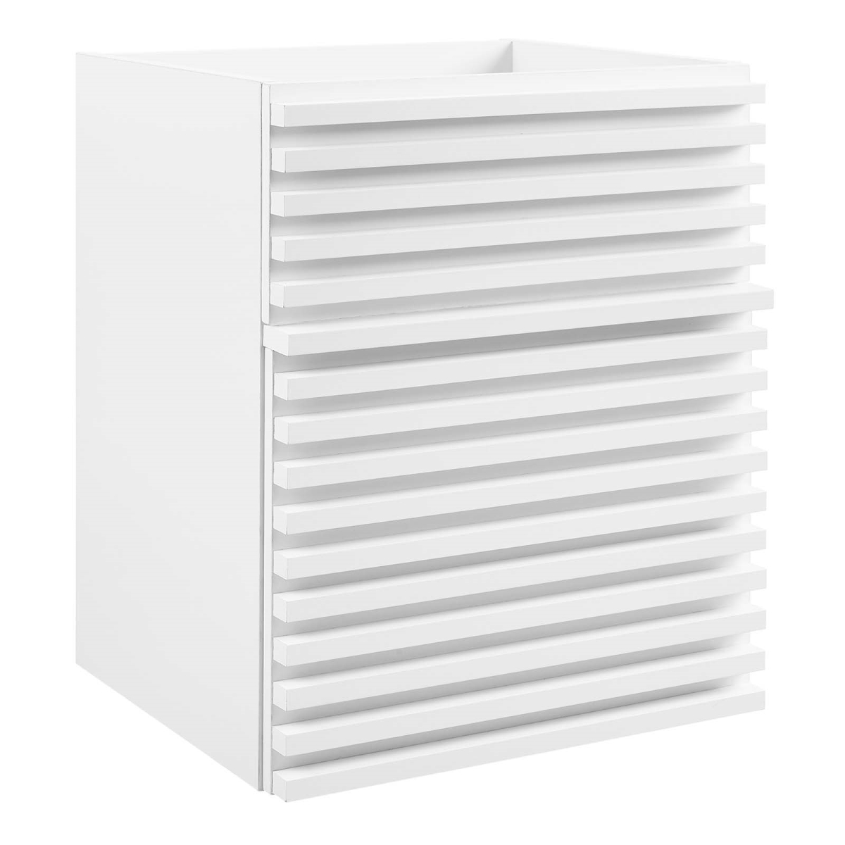 EEI-4848-WHI 18 in. Render Wall-Mount Bathroom Vanity Cabinet, White -  Modway Furniture