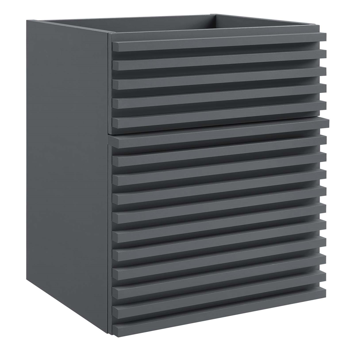 EEI-4848-GRY 18 in. Render Wall-Mount Bathroom Vanity Cabinet, Gray