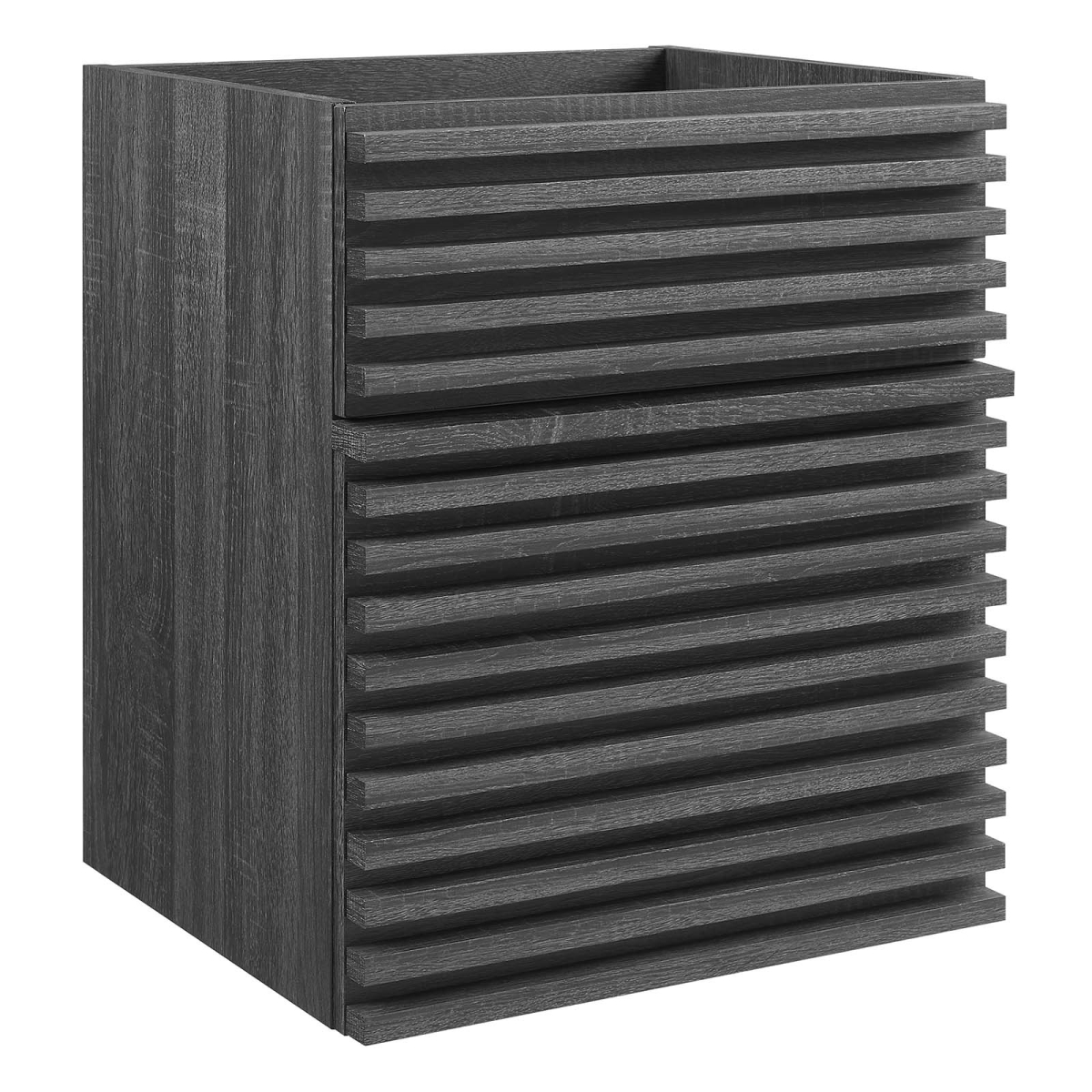 EEI-4848-CHA 18 in. Render Wall-Mount Bathroom Vanity Cabinet, Charcoal