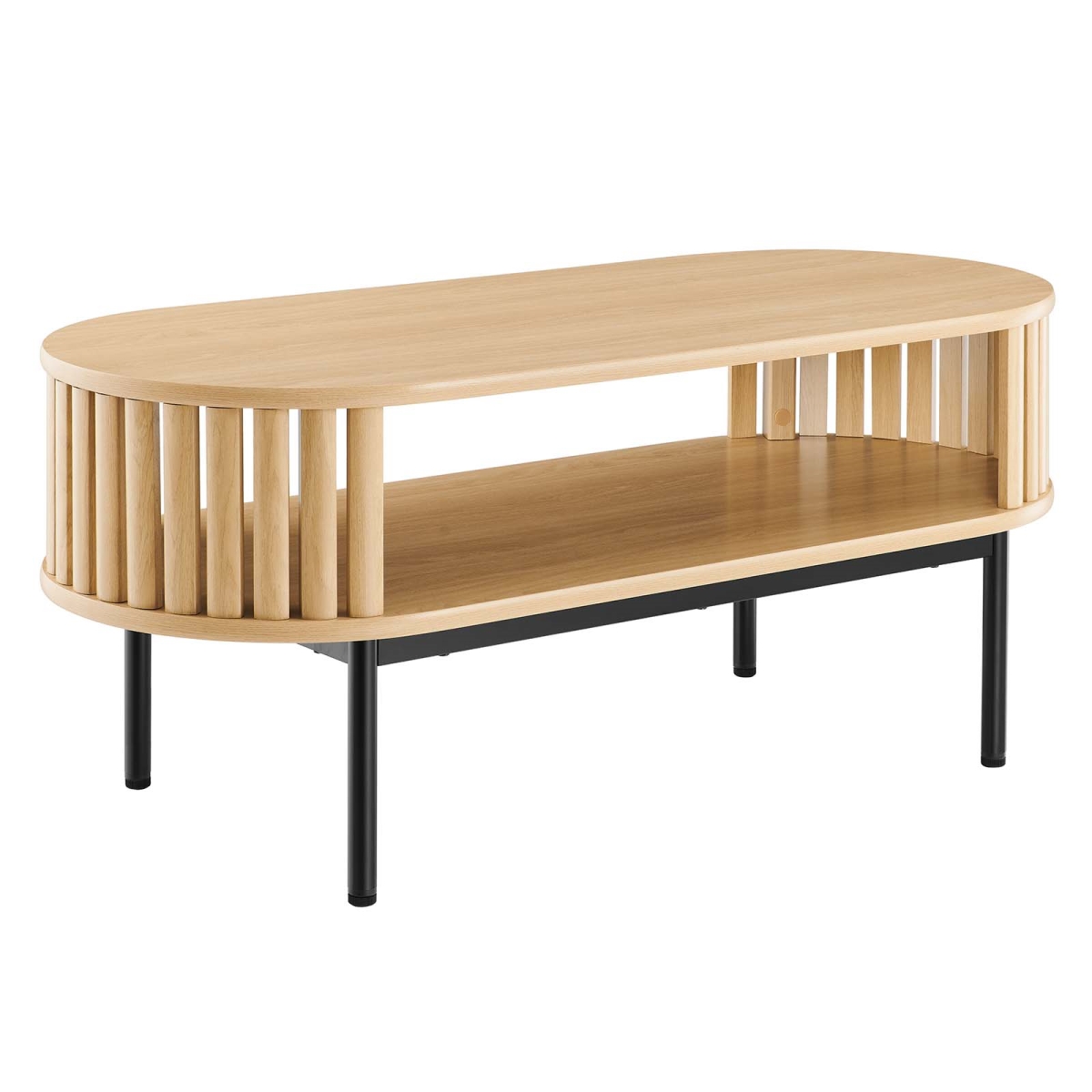 EEI-6525-OAK Fortitude Wood Coffee Table, Oak