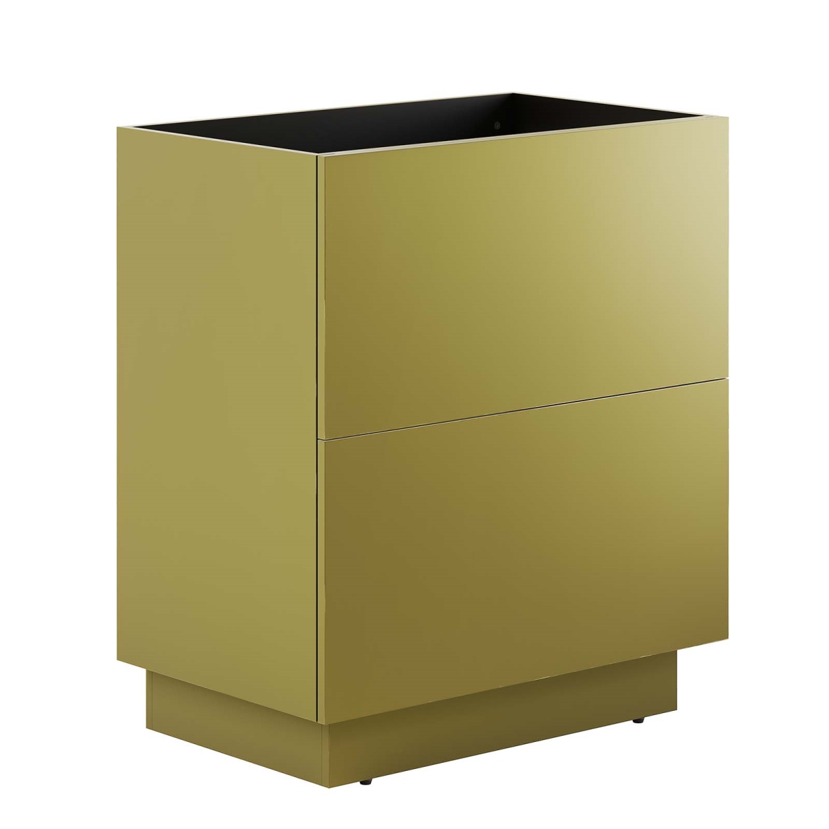 EEI-6133-GLD 30 in. Quantum Bathroom Vanity Cabinet, Gold