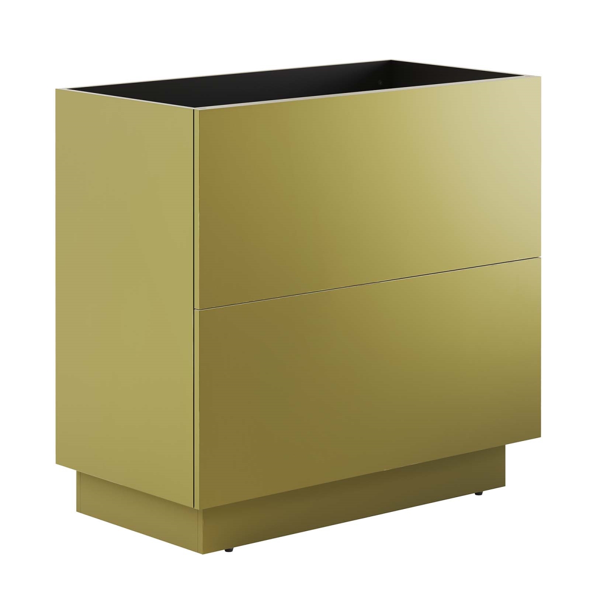 EEI-6134-GLD 36 in. Quantum Bathroom Vanity Cabinet, Gold