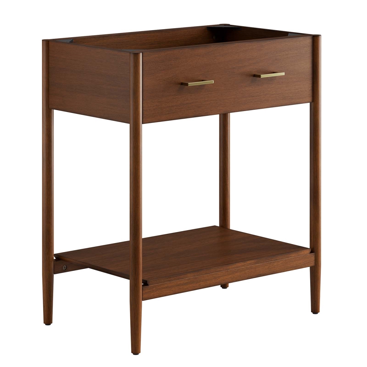 EEI-6353-WAL 30 in. Zaire Bathroom Vanity Cabinet, Walnut