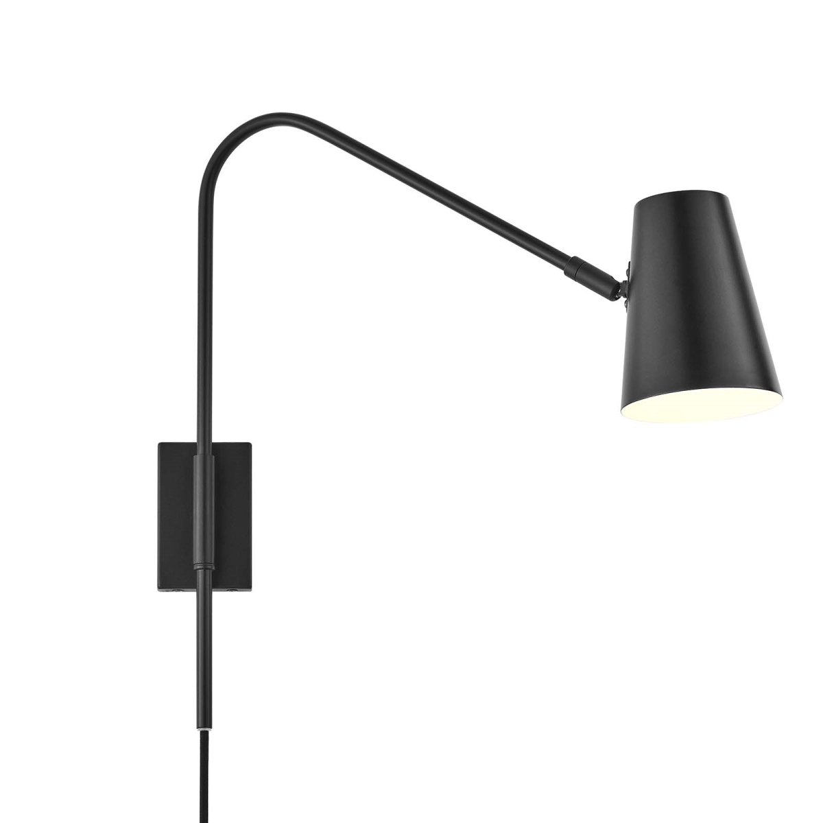 EEI-6532-BLK Faye Metal Wall Sconce, Black