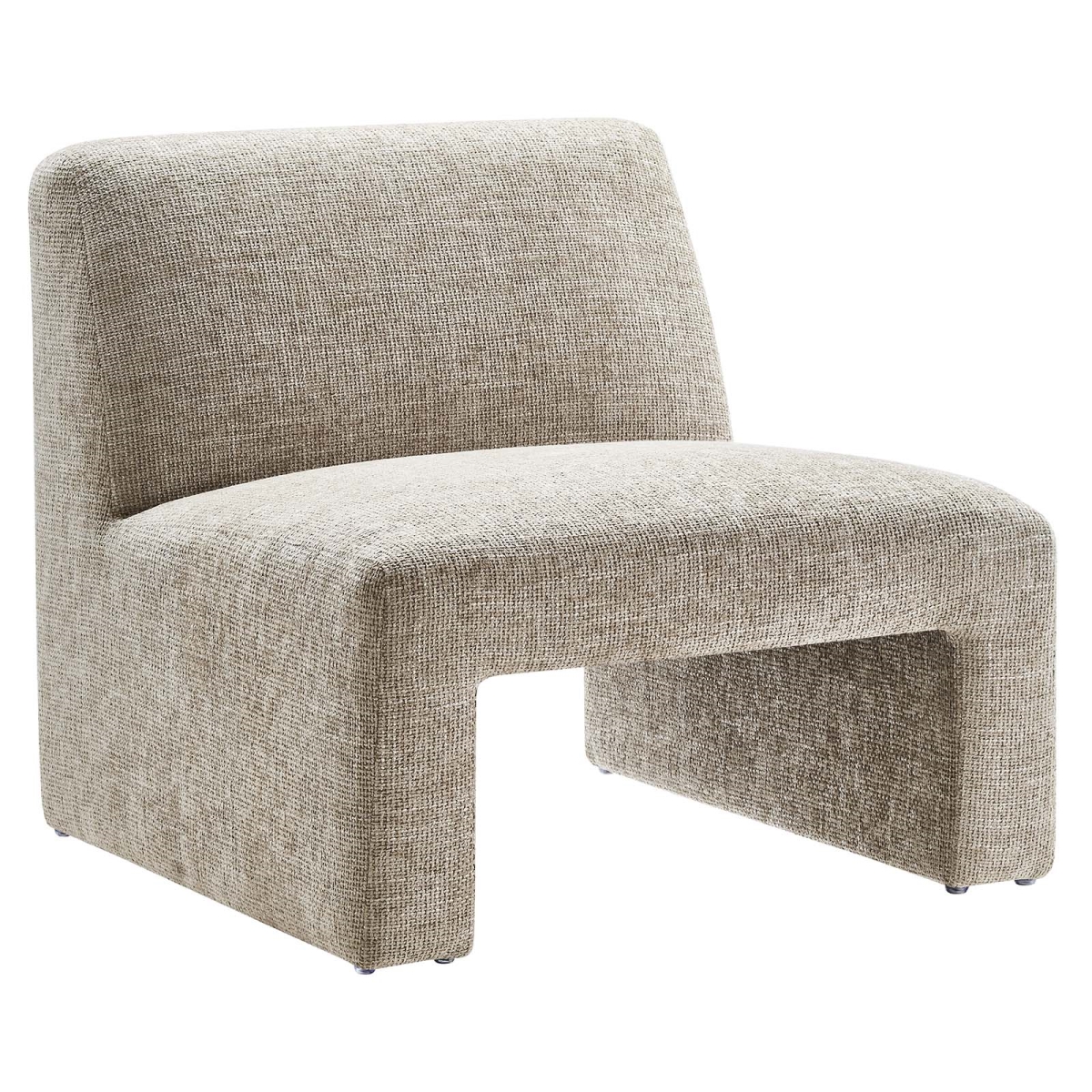 EEI-6765-KHA Amita Chenille Upholstered Accent Chair, Khaki