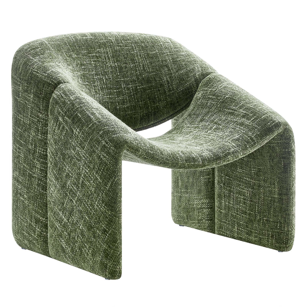 EEI-6767-BAS Vivi Chenille Upholstered Accent Chair, Basil