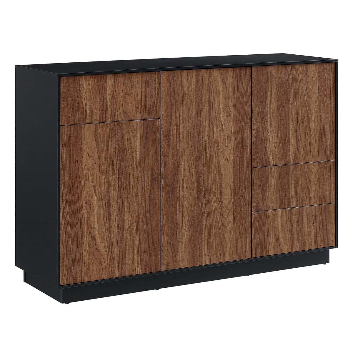 EEI-6597-BLK-WAL 47 in. Holden Sideboard, Black & Walnut