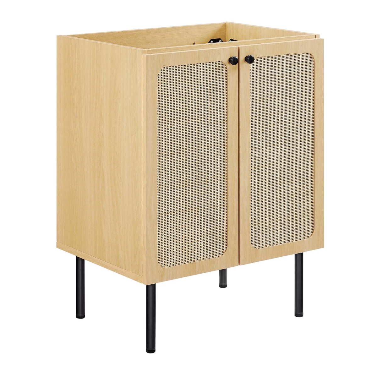 EEI-6601-OAK 24 in. Chaucer Bathroom Vanity Cabinet, Oak