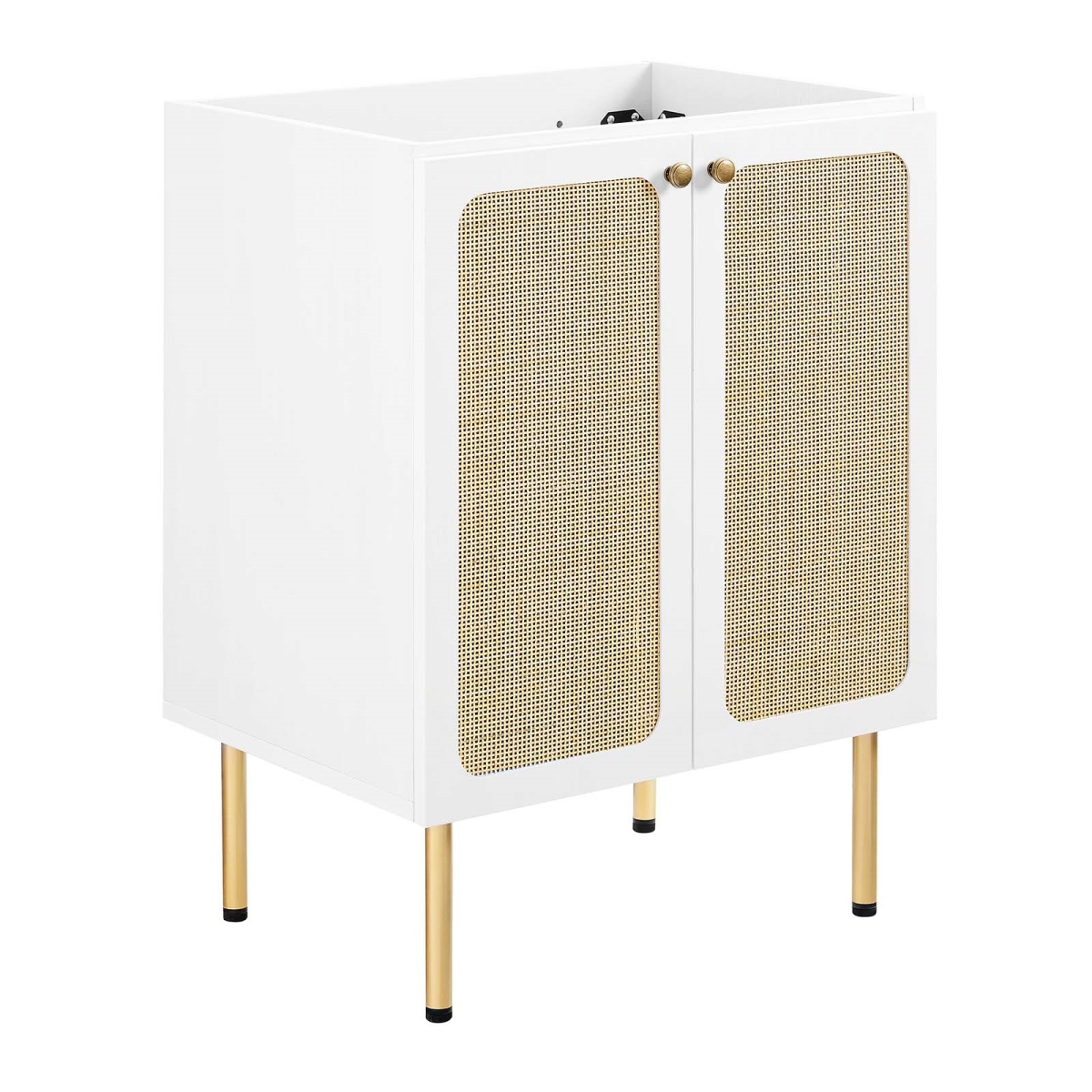 EEI-6601-WHI 24 in. Chaucer Bathroom Vanity Cabinet, White